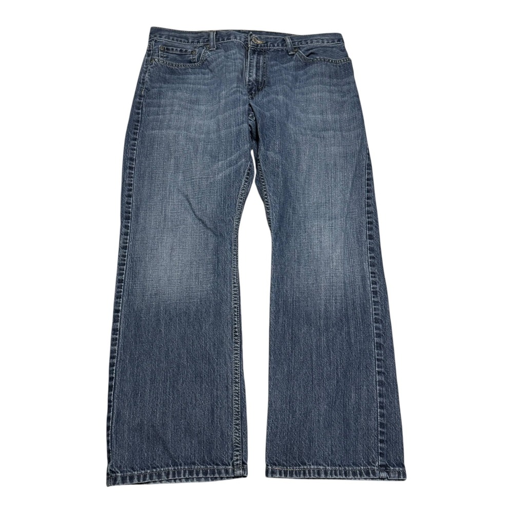 Levi's 514 Slim Straight Medium Wash 100% Cotton Denim Jeans Men's 36x30 - Picture 5 of 10